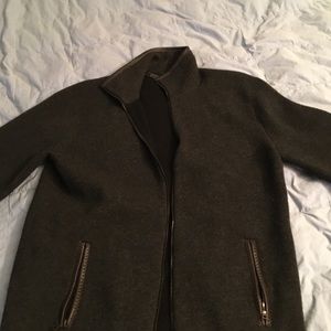 Men’s Prada cashmere zip up sweater